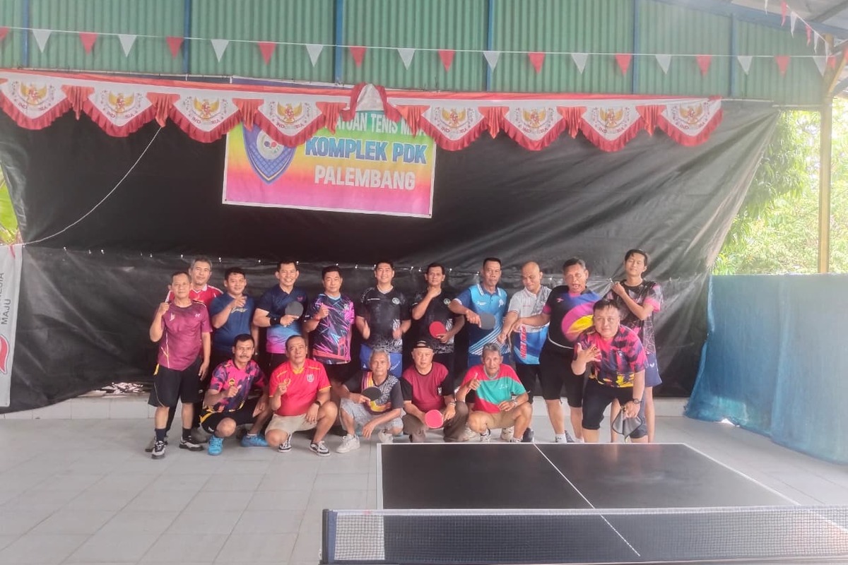 Jelang Grand Final Palembang Pingpong League, Ketum PTMSI Palembang Lanjutkan Road Show