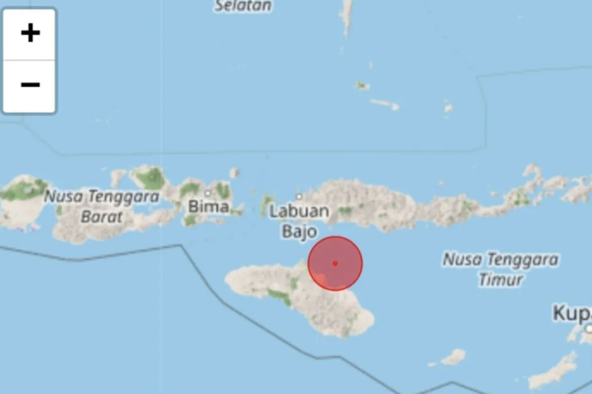 Gempa Bumi Landa Waingapu, ini Kekuatannya