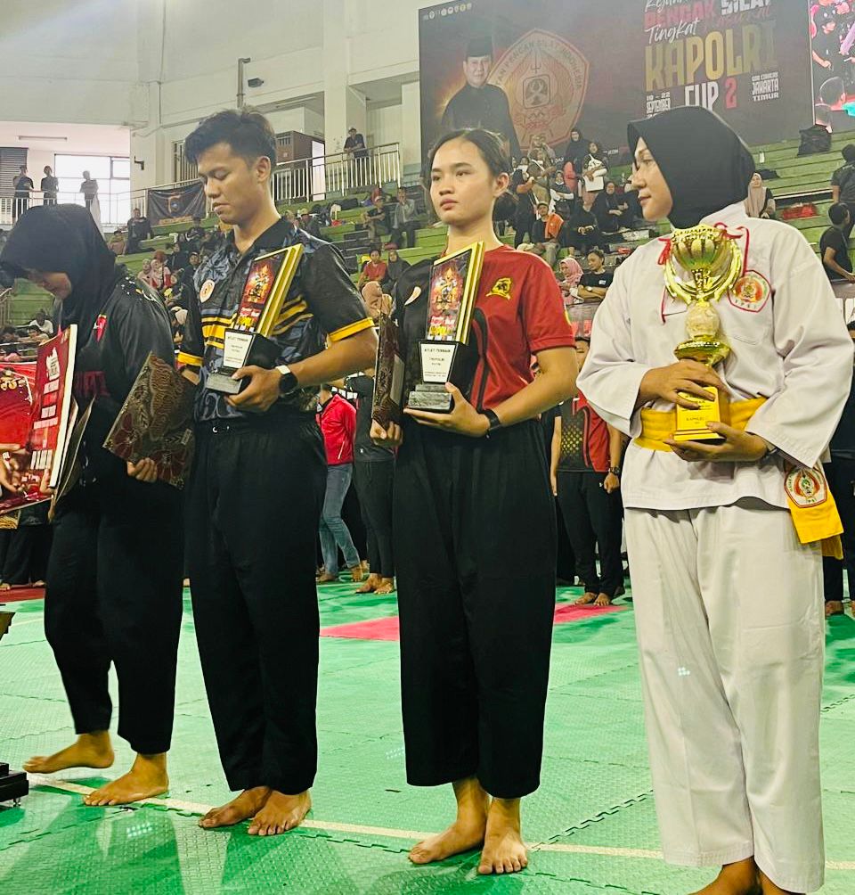 Lagi, Tim Silat Polda Sumsel Sabet Juara Umum II di Kapolri Cup II 2024