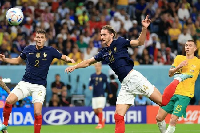 Gol Cepat Australia Bikin Prancis Gelagapan, Adrien Rabiot Jadi Pahlawan, Keran Gol Les Blues Kembali Moncer 