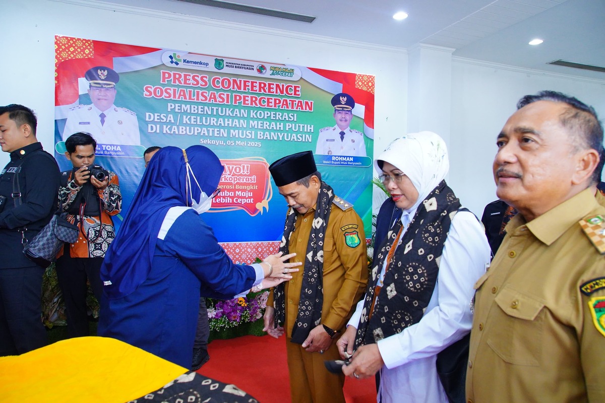 Semangat Wabup Muba Sosialisasi Pembentukan Koperasi Merah Putih