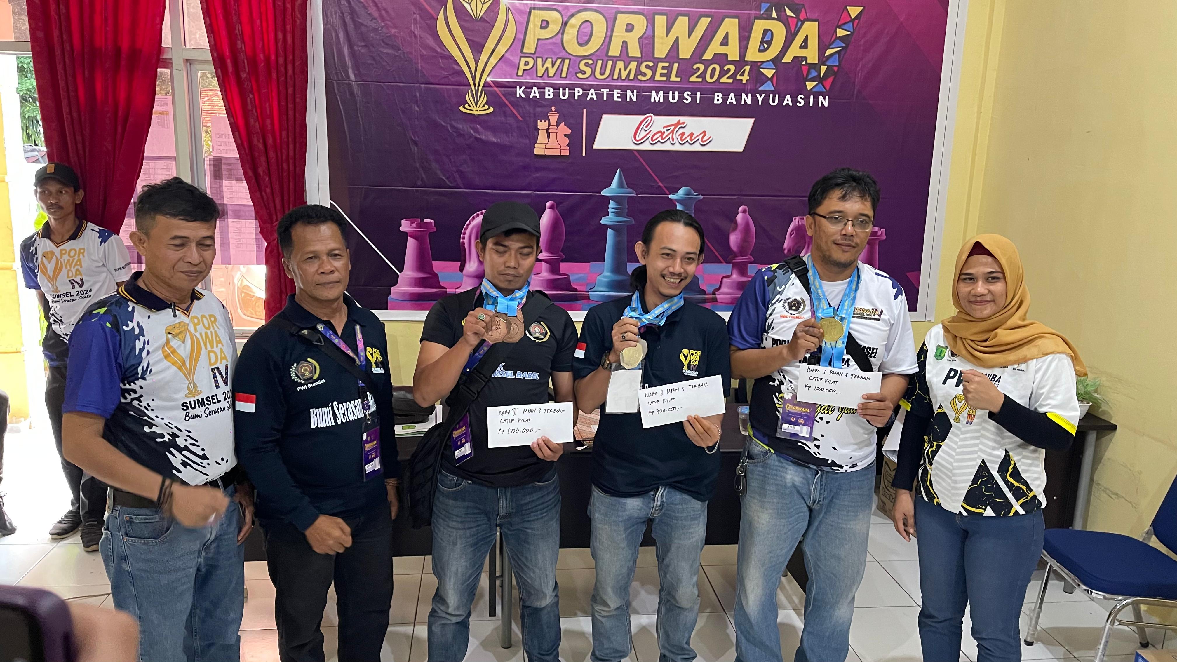 Kontingen Muba Juara Umum Porwada, Catur Borong Medali