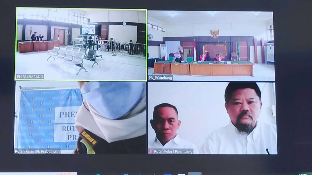 Sidang Perdana, Terdakwa Augie Bunyamin Didakwa Jaksa Dalam Perkara Pembangunan Hotel Swarna Dwipa Palembang