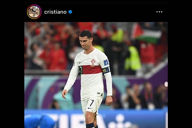 Paska Portugal Tersingkir Cristiano Ronaldo Akhirnya Bikin Postingan, Dia Tegar dan Tak akan Pernah Berpaling 
