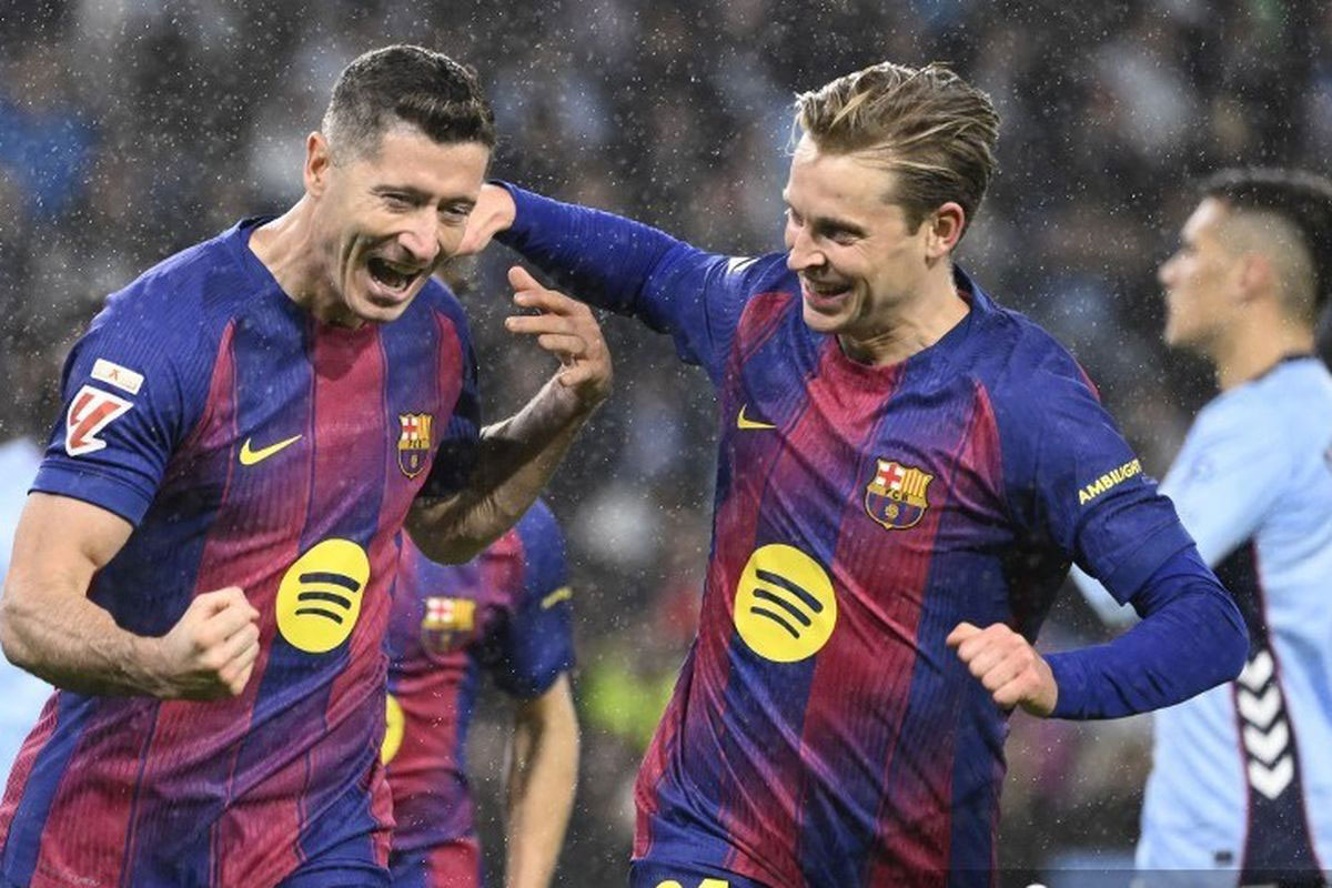 LaLiga 2025-2026 - Barcelona Kalahkan Cellta Vigo 4-2, Robert Lewandowski Ciptakan Hattrick