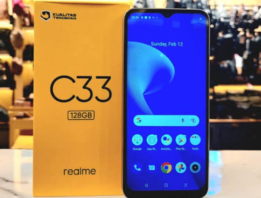 Realme C33 : Didukung Layar Lebar 6.5 Inci dengan Kecerahan 400 Nits