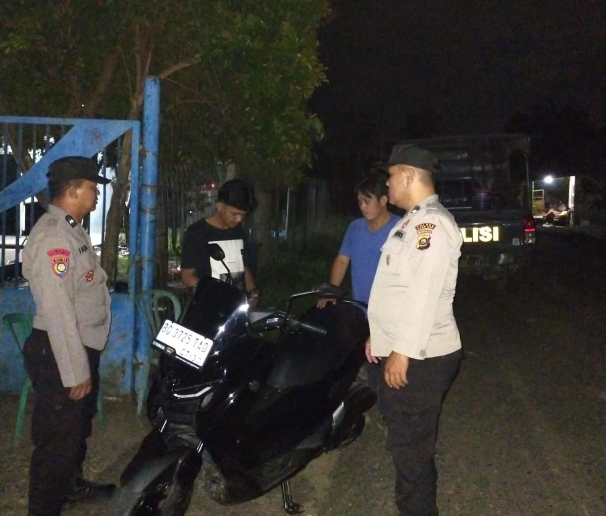 Polsek  Pemulutan Lakukan KRYD,  Cegah Gangguan  Kamtibmas