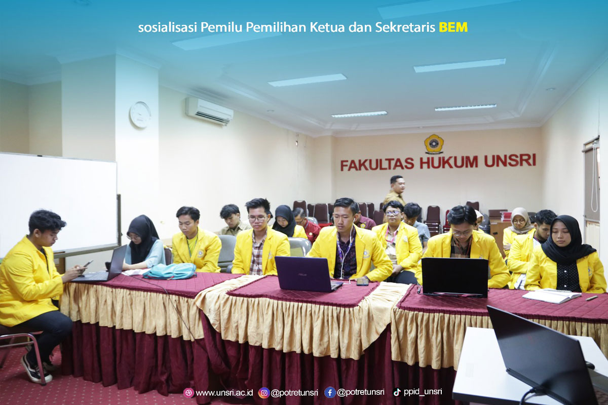 KPU Mahasiswa Unsri Sosialisasi Pemilihan Ketua BEM 