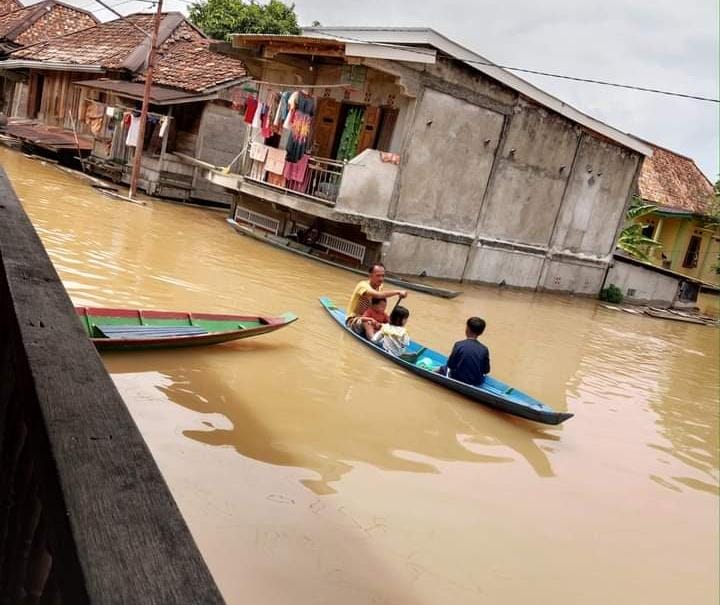 Delapan Wilayah Adminitrasi Rawas Ilir Terkepung Banjir