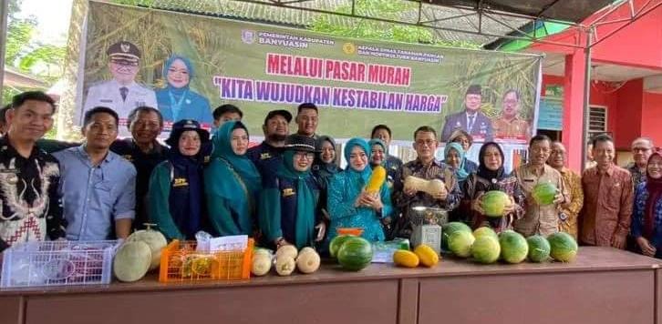 Pasar Murah di Banyuasin Guna Stabilkan Harga Sembako Pada Bulan Ramadan 