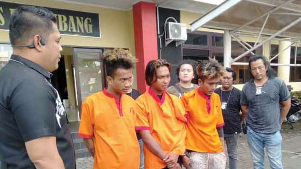 Ini Tampang Para Pelaku Begal Modus Keroyok di Simpang Bakaran Tegal Binangun, Motor Belum Sempat Dijual 