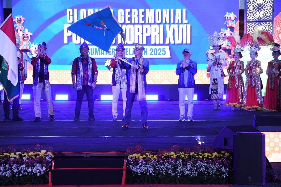 Pornas Korpri XVII Tahun 2025 Ditutup, Kobarkan Terus Semangat, Sportivitas dan Soliditas