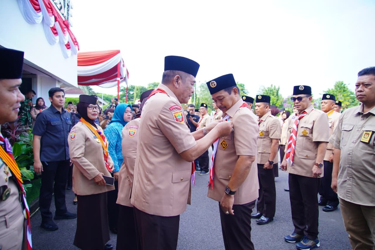 Pemkab Muba Peringati Hari Pramuka, 1.530 Peserta Hadir
