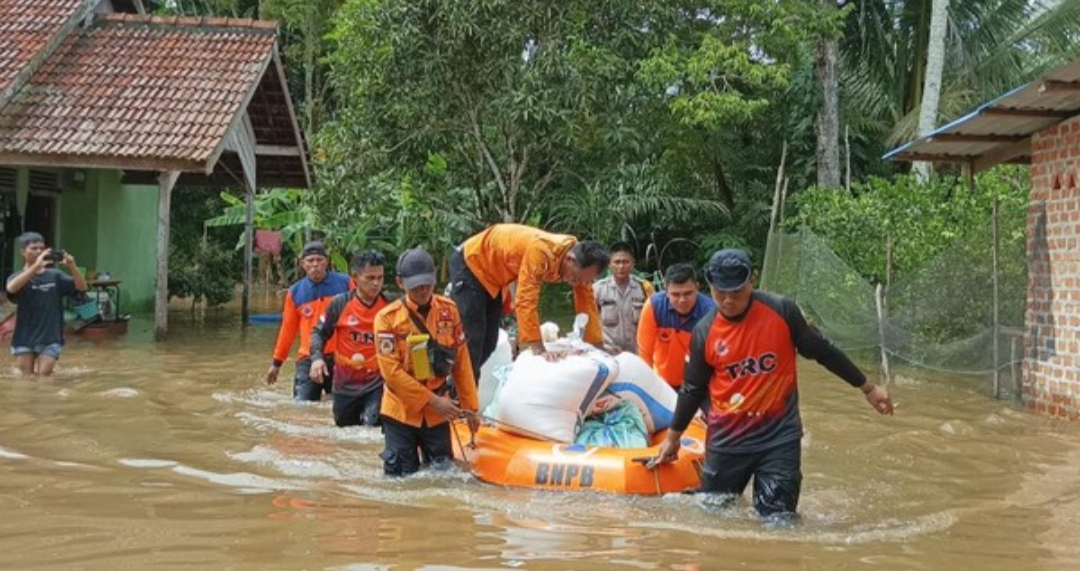 Banjir di Musi Rawas Membuat Petani dan Peternak Gagal Panen