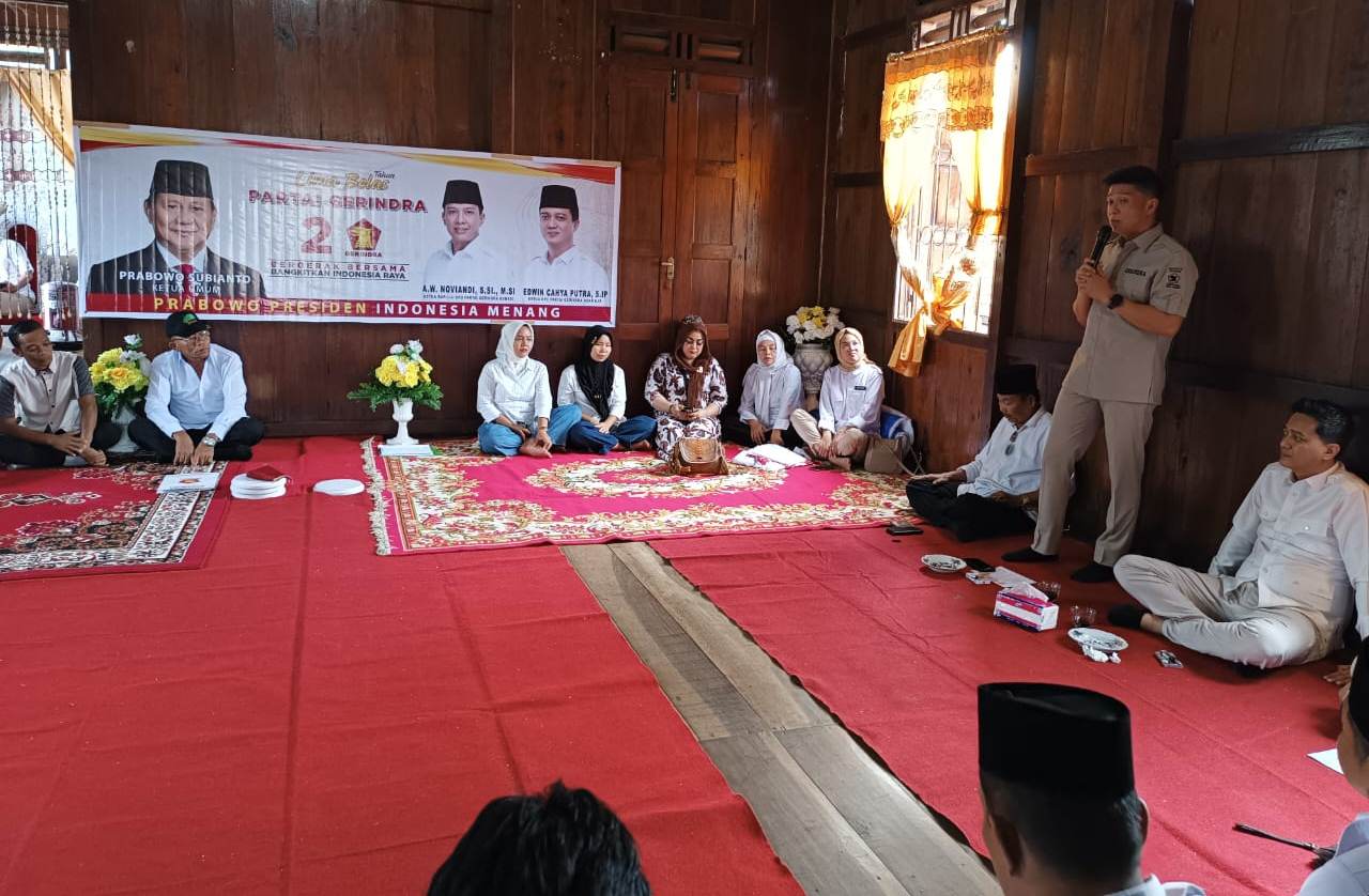 Partai Gerindra Ogan Ilir  Tuntaskan Kepengurusan Ranting di 241 Desa /Kelurahan