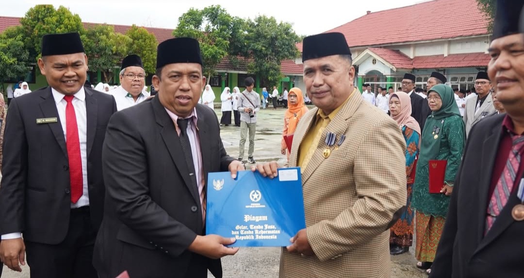 Staf  Ahli Ibnu Hardi Jadi Irup Upacara Peringatan HAB ke-80  di Ogan Ilir