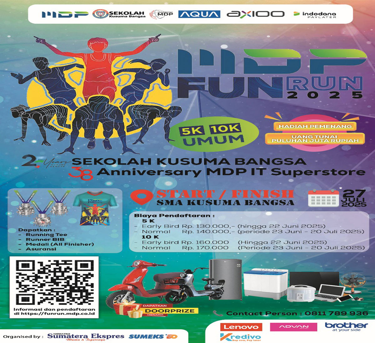 Anda Hobi Lari? Ikuti MDP Fun Run