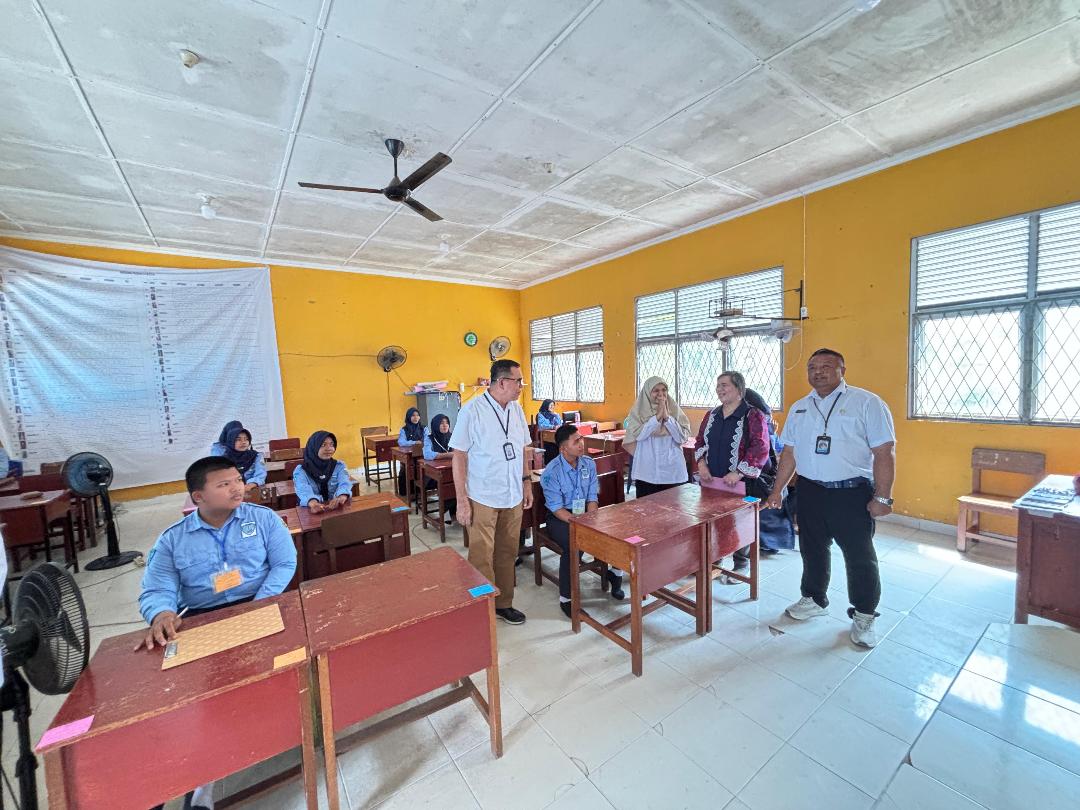 Dewan Pendidikan Sumsel Pantau Mutu Pendidikan SMAN 1 Indralaya Ogan Ilir 