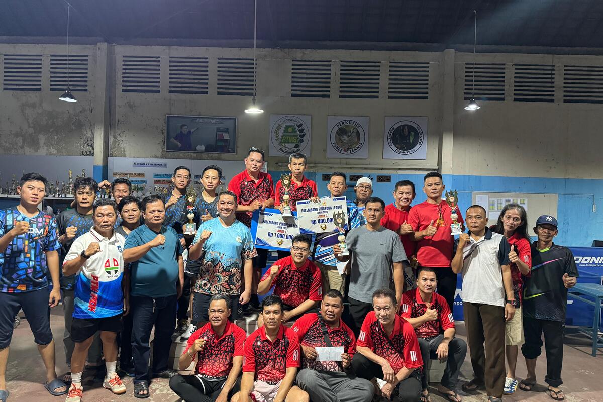 PTM Bola Api Juara Palembang Pingpong League II