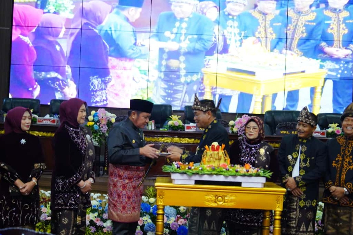 Hadiri HUT Muba, Gubernur Puji Kinerja Bupati Toha