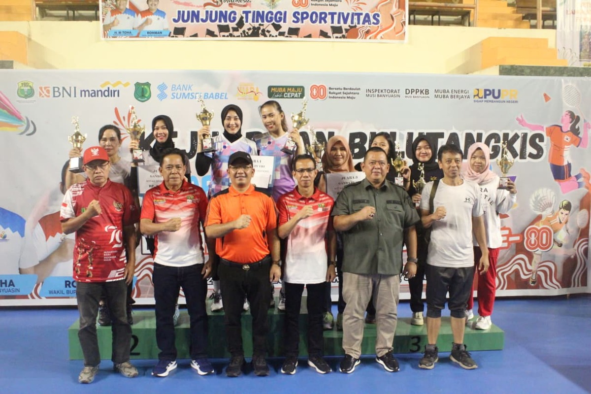 Tutup Turnamen Bulutangkis, ini Pesan Bupati Muba