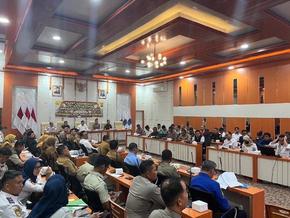 Polres Ogan Ilir  Bahas Operasi Lilin  Musi  2025 di Pemkab Ogan Illr