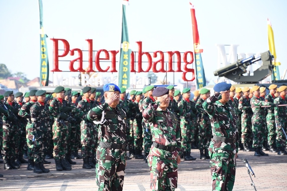Upacara  HUT ke-80 TNI Digelar Di BKB, “TNI Prima - TNI Rakyat - Indonesia Maju”