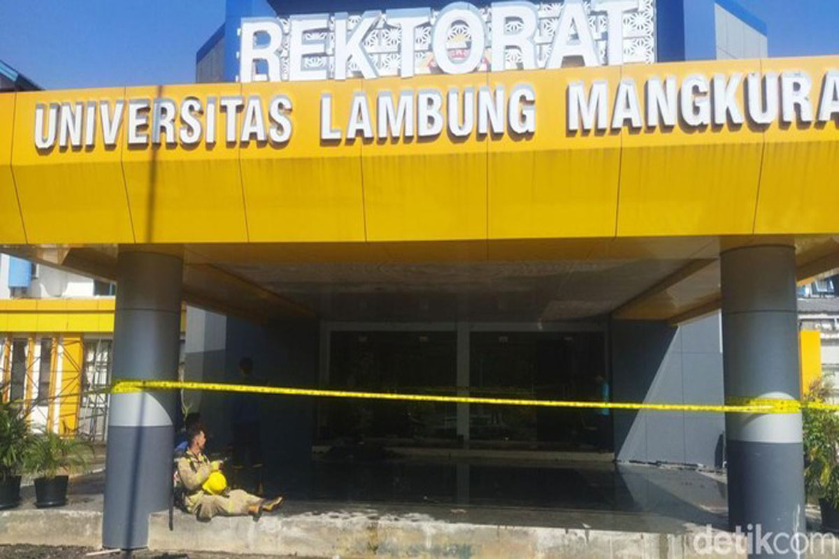 Gedung Rektorat Universitas Lambung Mangkurat Terbakar, Warek 1 Klaim Berkas Data Punya Back Up