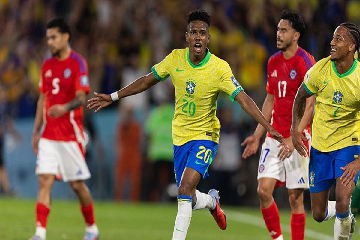 Kualifikasi Piala Dunia 2026 Zona CONMEBOL, Brasil Gunduli Chile 3-0