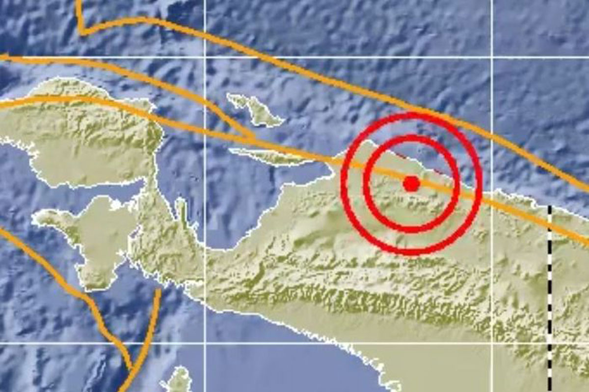 Boven Digoel Diguncang Gempa Kekuatan 5,6 Magnitudo