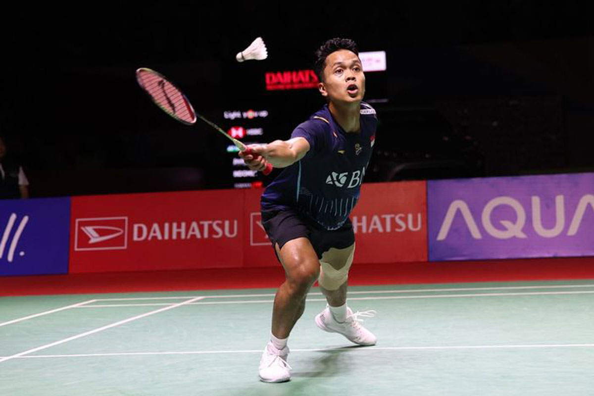 Akhirnya, Anthony Ginting Kalahkan Weng Hong Yang di French Open 2024