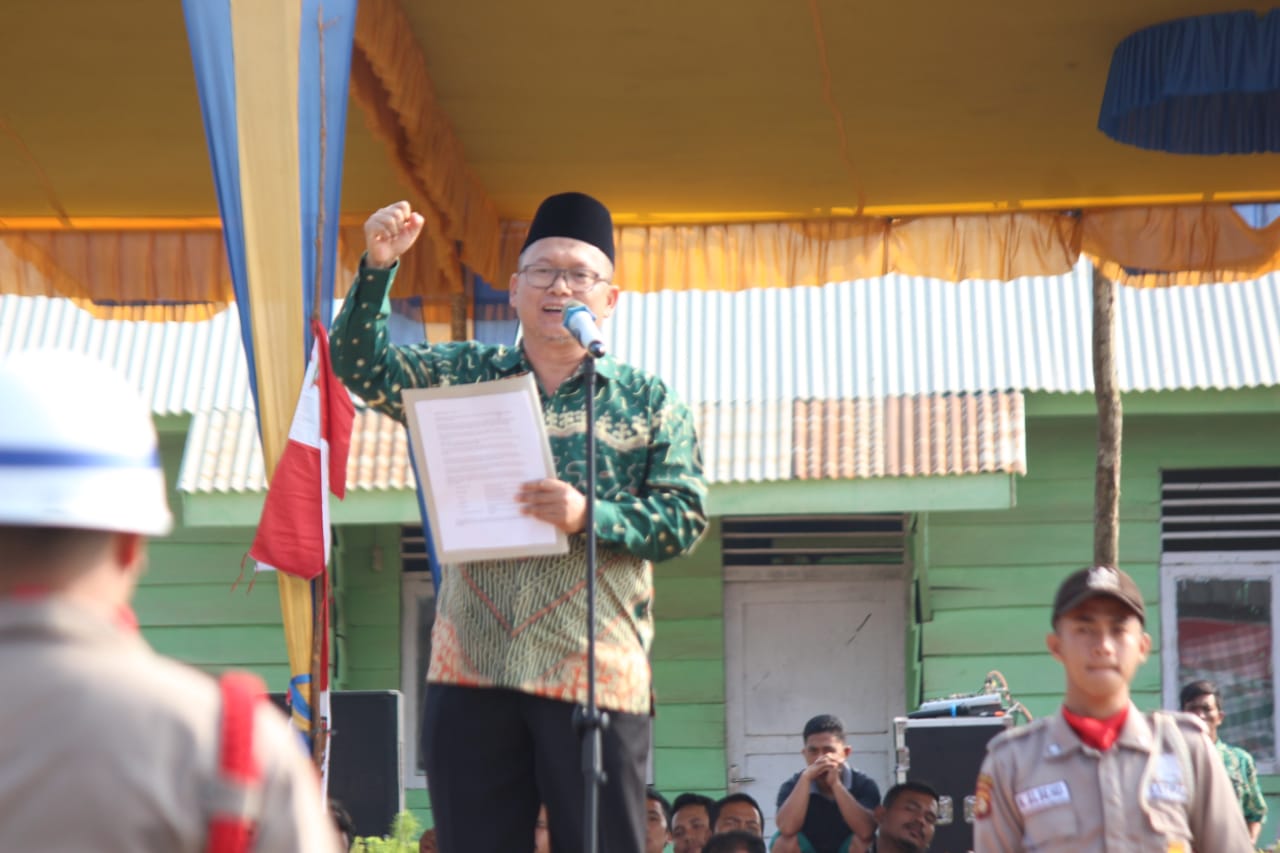 Peringati HUT RI ke 78, PT Kelantan Sakti Gelar Upacara Pengibaran Bendera 