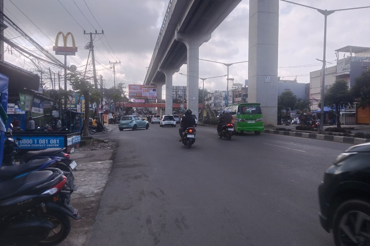 Libur Natal, Jl Kol H Barlian tak Macet