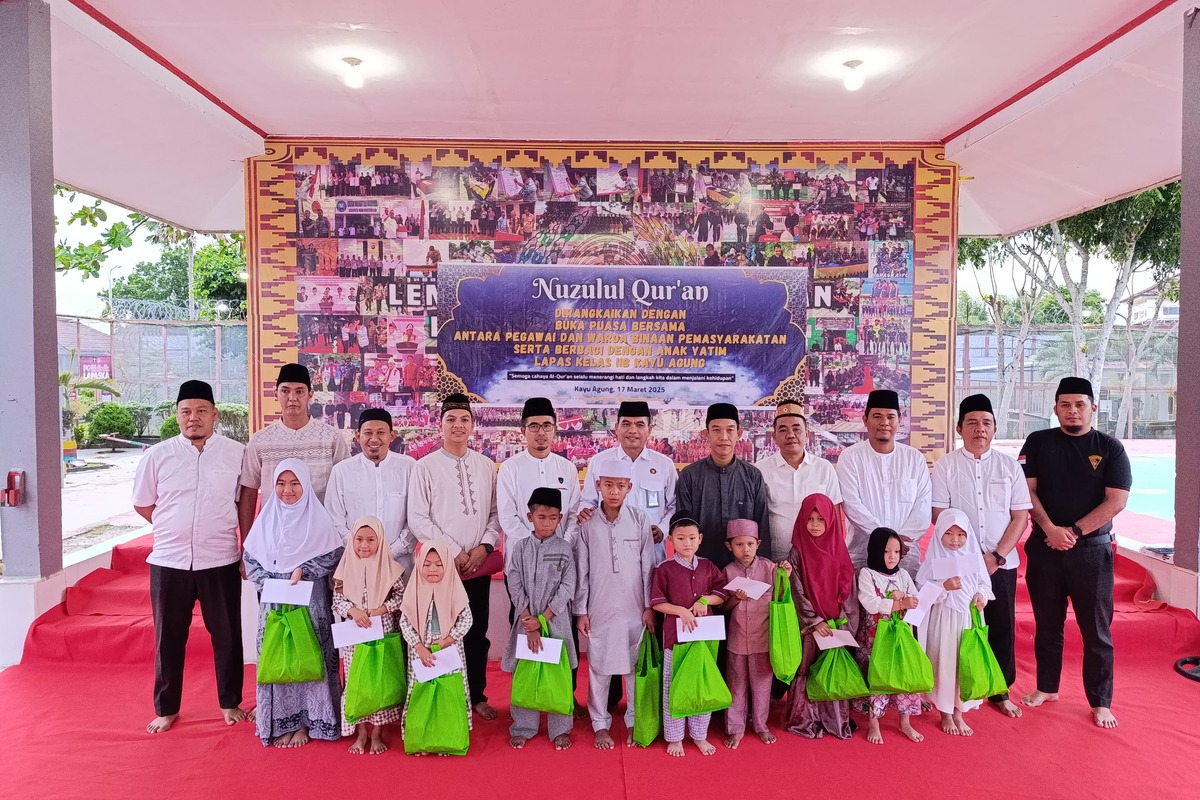 Buka Bersama, Lapas Kayuagung Santuni Anak Yatim