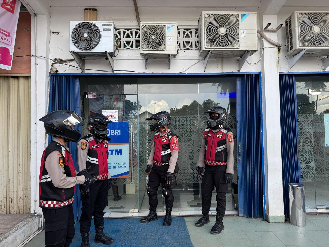 Sat Samapta Polres Ogan Ilir Patroli Cegah Gangguan Kamtibmas di Jalan Raya dan Area  Vital 