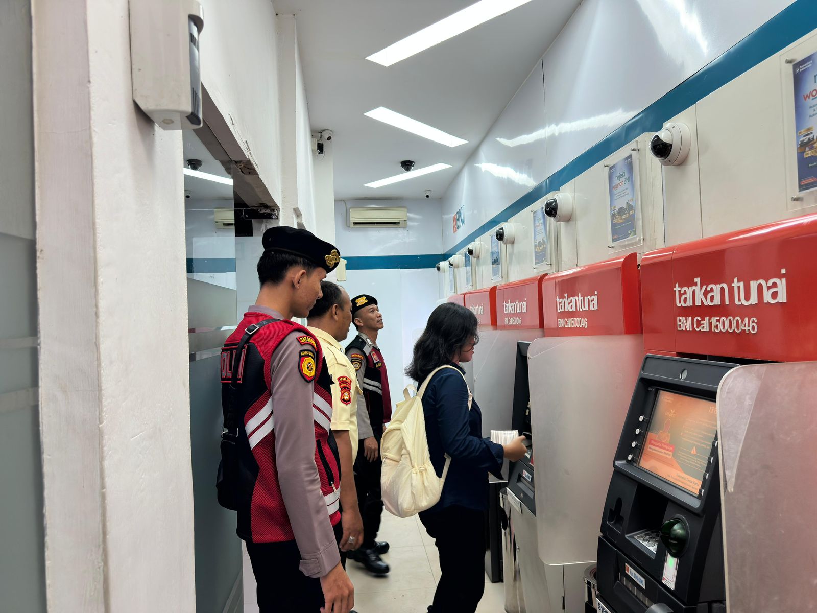 Sat Samapta Polres Ogan Ilir  Amankan ATM Bank dan Kost Mahasiswa Unsri