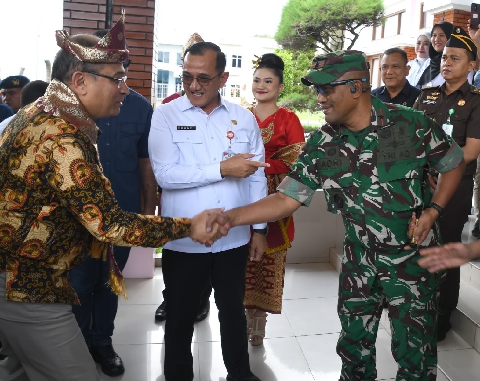 Danrem 044/Gapo Sambut Kedatangan Duta Besar India untuk Indonesia