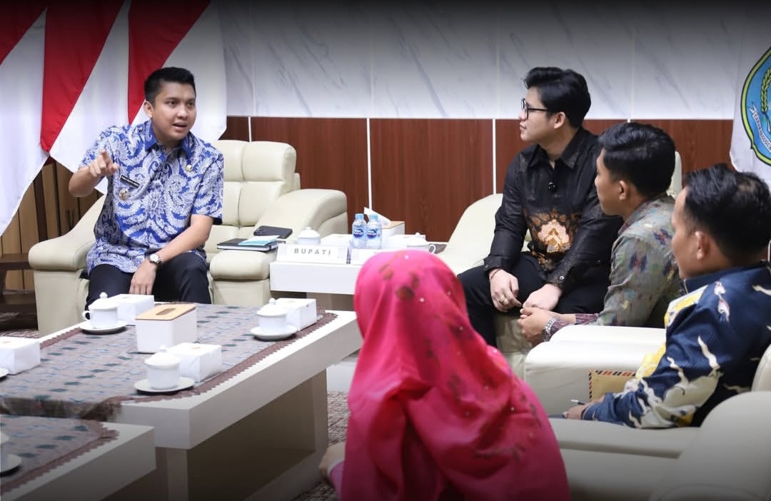 Bupati Panca Sambut Silaturahmi HIPMI, Perkuat  Ekonomi