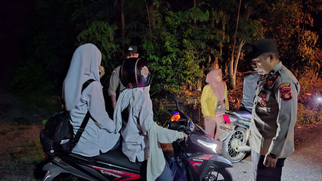 Polsek Rantau Alai Gelar Giat KRYD, Cegah 3C dan Kejahatan Jalanan