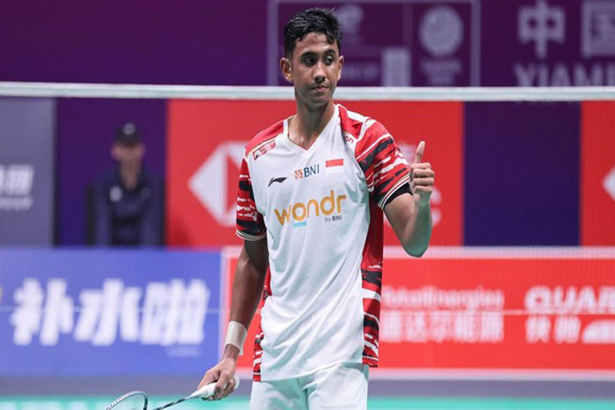 Semifinal Piala Sudirman 2025 - Alwi Farhan Samakan Kedudukan 1-1 Indonesia vs Korsel