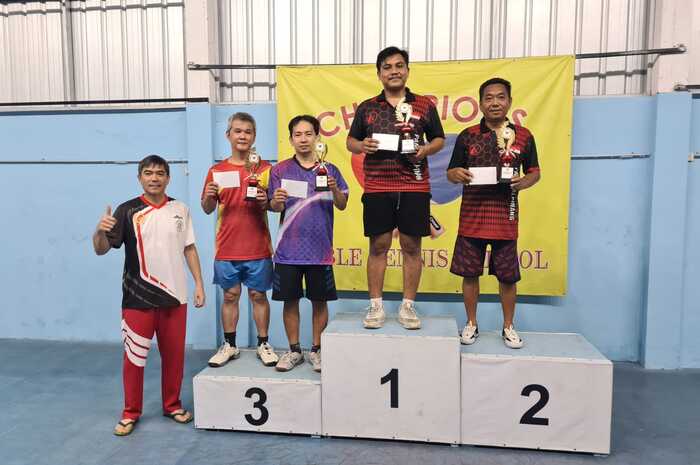 Miftah Juara Turnamen Tenis Meja Champions Challenger Cup 2023