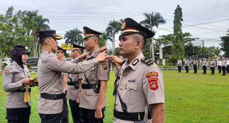 Kasat Res Narkoba dan Kapolsek Muara Kuang Wajah Baru Di Polres Ogan Ilir 