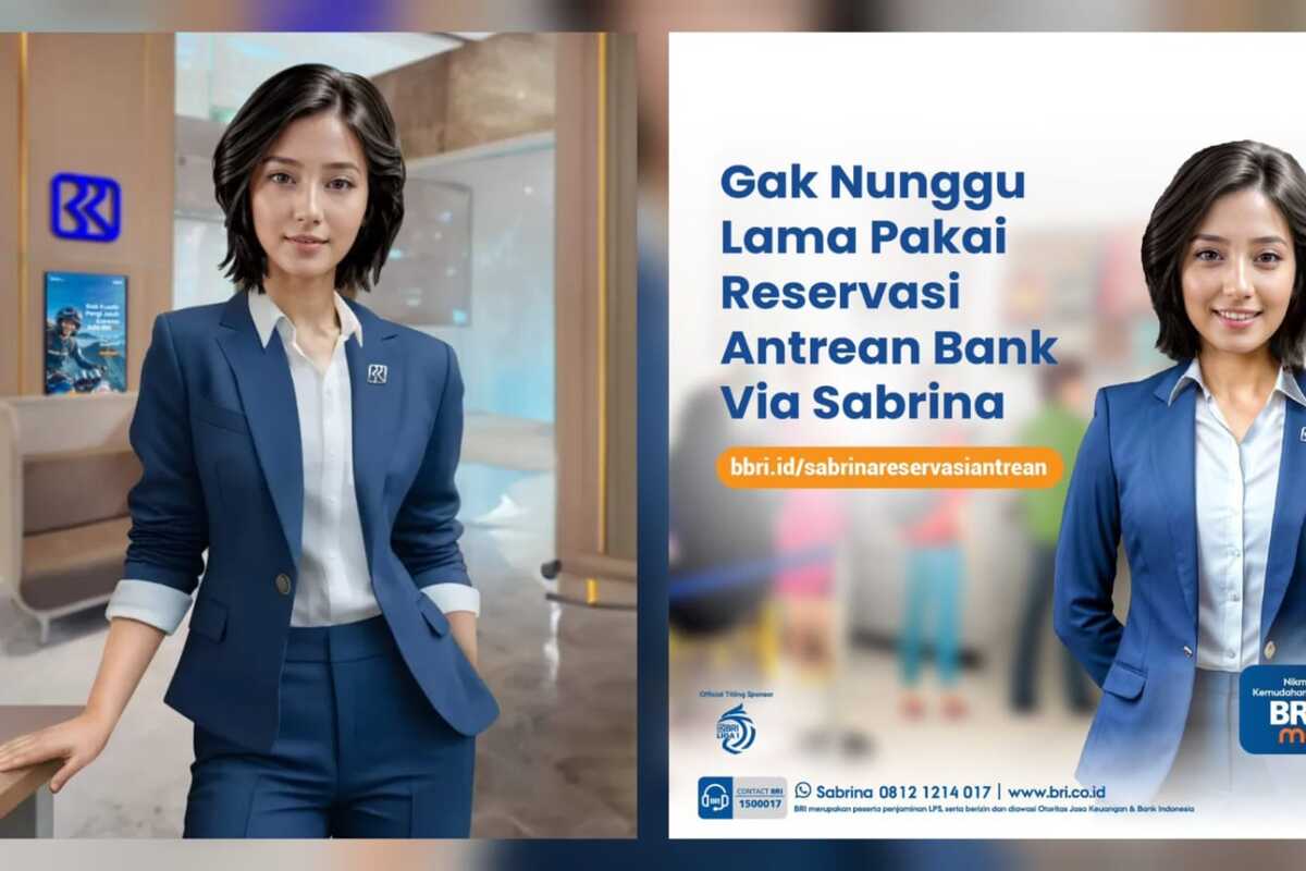 Gak Nunggu Lama, Pakai Reservasi Antrean Bank BRI via Sabrina