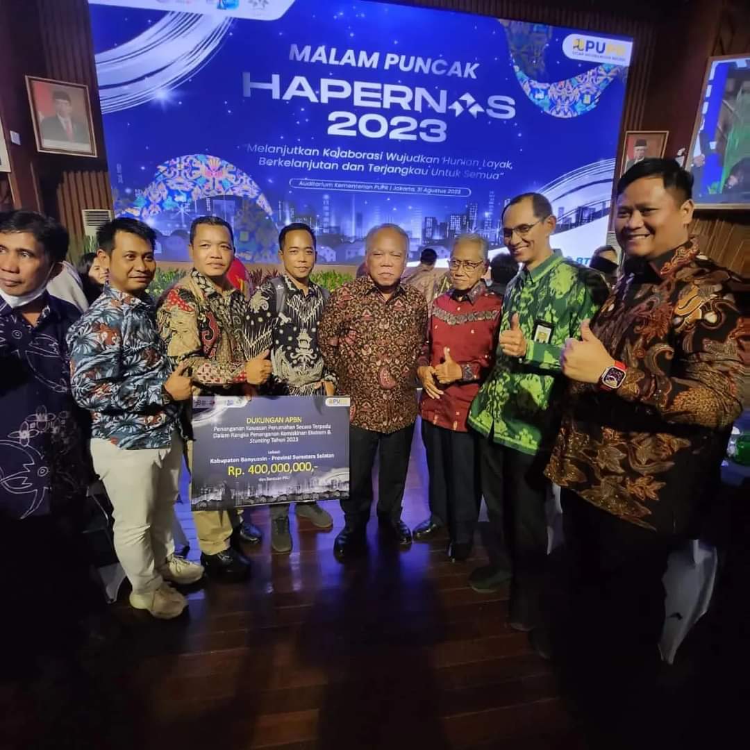 Luar Biasa, Banyuasin Kembali Terima Penghargaan Melalui Program Pro Rakyat
