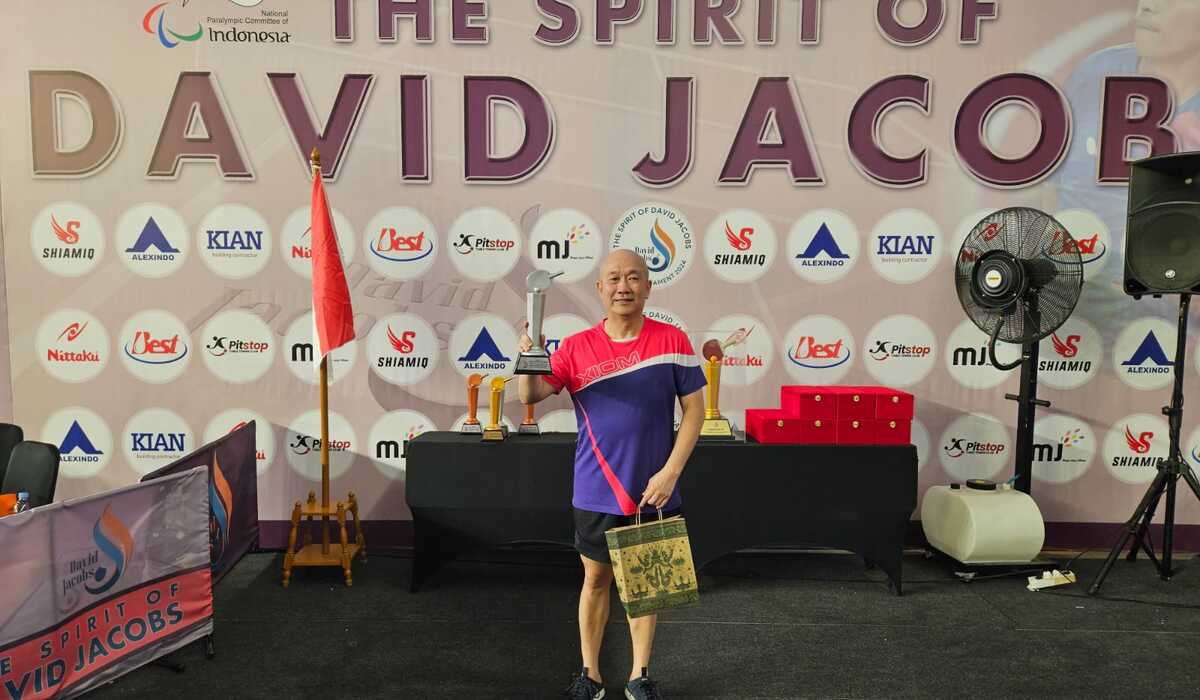 Kurmin Halim Juara II Tenis Meja Eksekutif The Spirit of David Jacobs