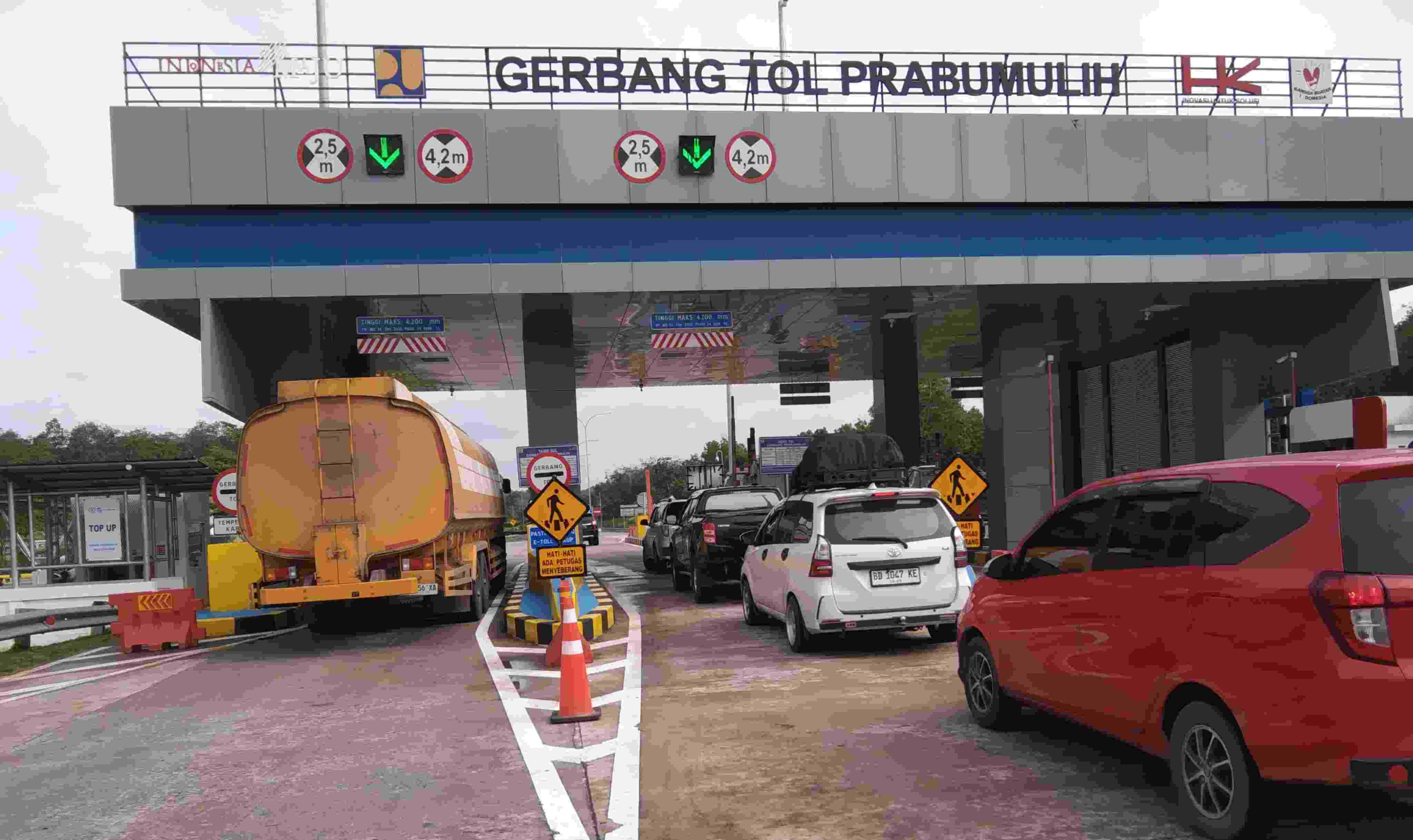 Selama Libur Panjang Isra Mikraj dan Imlek, Tol Palinpra  Dilintasi 86.194 Kendaraan