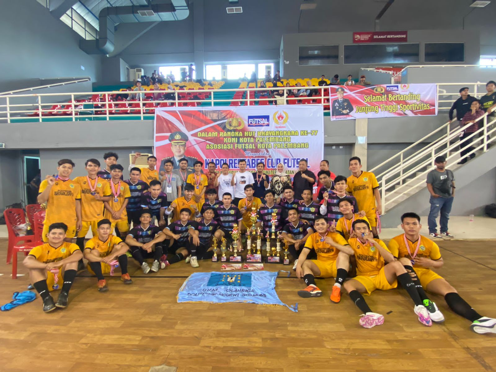 Turnamen Futsal Kapolrestabes Palembang Cup Ditutup, Terjadi All Polsri Final