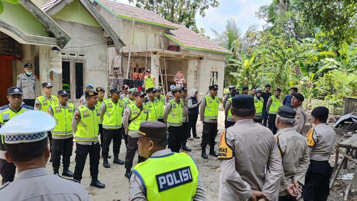 Polres Ogan Ilir Kawal Pengamanan Kampanye Partai Gerindra di NTB