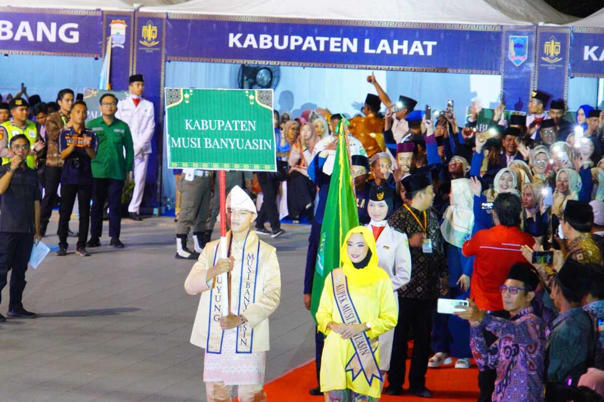 Spektakuler, Pembukaan MTQ Tingkat Provinsi Sumsel di Muba 