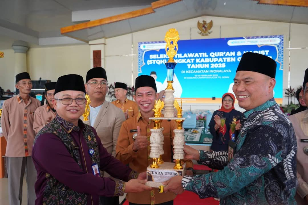 Indralaya Juara Umum, STQH  XXVIII  Kabupaten Ogan Ilir Ditutup 